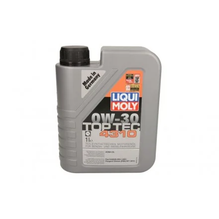 Olej silnikowy LIQUI MOLY TopTec 4310, SAE 0W30 (1L)