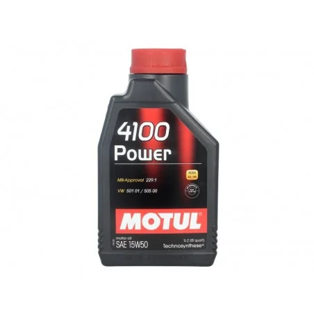 Olej silnikowy MOTUL 4100 Power, SAE 15W50 (1L)