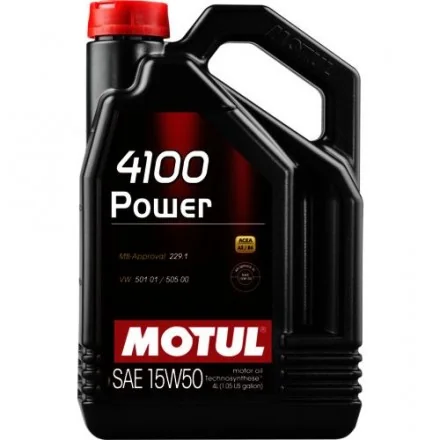 Olej silnikowy MOTUL 4100 Power, SAE 15W50 (4L)