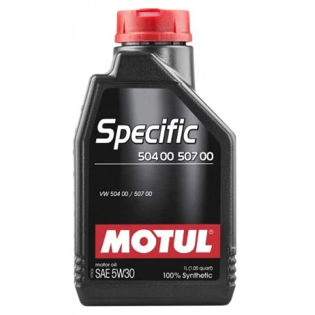Olej silnikowy MOTUL SPECIFIC, SAE 5W30, ACEA C3, (1L) VW 504.00  VW 507.00