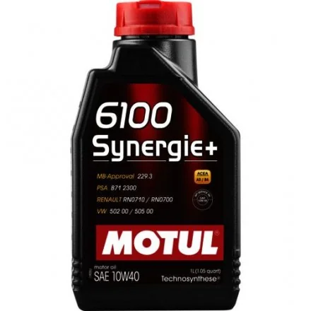 Olej silnikowy MOTUL 6100 Synergie+, SAE 10W40 (1L)
