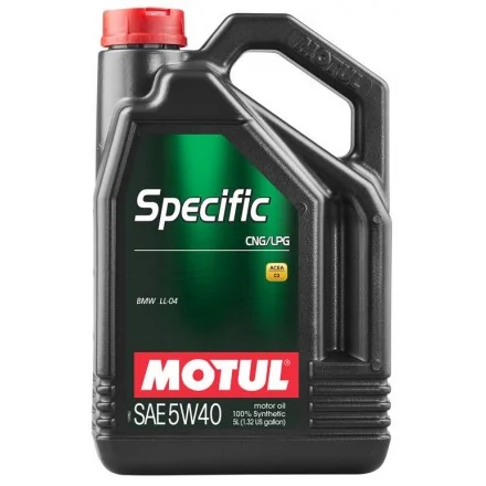 Olej silnikowy MOTUL SPECIFIC CNG/LPG, SAE 5W40 (5L)