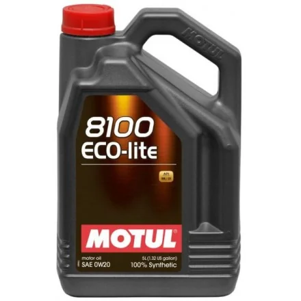 Olej silnikowy Motul 8100 ECO-lite, SAE 0W20 (5L)